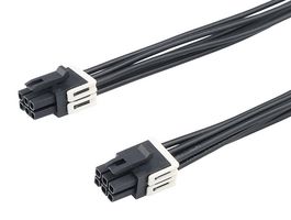 MOLEX 228410-1064 Cable Assembly, Micro-Fit+ Receptacle to Micro-Fit+ Receptacle, 6 Ways, 3 mm, 2 Row, 500 mm