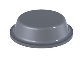 MULTICOMP PRO MP2125-GY1-60 Bumper / Feet, Adhesive, 3.5 mm, 12.7 mm, Cylindrical, Grey