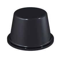 MULTICOMP PRO MP2164-BK1-40 Bumper / Feet, Adhesive, 10.2 mm, 16.5 mm, Cylindrical, Black