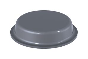 MULTICOMP PRO MP2024-GY1-28 Bumper / Feet, Adhesive, 4 mm, 19 mm, Cylindrical, Grey