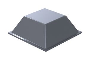 MULTICOMP PRO MP2205-GY1-36 Bumper / Feet, Adhesive, 7.5 mm, 20.5 mm, Square, Grey