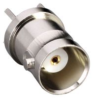 TE CONNECTIVITY CONBNC001 RF / Coaxial Connector, BNC Coaxial, Straight Jack, Through Hole Vertical, 50 ohm, Brass