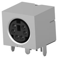 TE CONNECTIVITY 5749266-1 DIN Audio / Video Connector, 6 Contacts, Jack, PCB Mount, Through Hole Right Angle