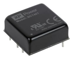 XP POWER BCT40T24S05 Isolated Through Hole DC/DC Converter, ITE & Industrial, DIP, 4:1, 40 W, 1 Output, 5 V