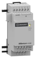 CROUZET MXS08D1 Expansion Module, Digital, 4 Input, 4 Output Solid State, 24VAC, DIN Rail, Millenium MXS Series