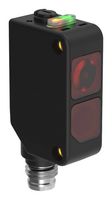 BANNER ENGINEERING Q20EQ7 Photoelectric Sensor, 12m, 624nm Red LED, Opposed Emitter, 4 Pin M8 Integral QD Connector, IP67