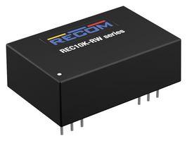 RECOM POWER REC10K-2412SRW/H4 Isolated Through Hole DC/DC Converter, ITE & Industrial, DIP, 4:1, 10 W, 1 Output, 12 V