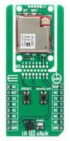 MIKROELEKTRONIKA MIKROE-6598 Add-On Board, LR 16 Click, 2618011181000, WIRL-LORA Daphnis-I Module, UART, 3.3V in
