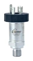 GEMS SENSORS 3510B0025A01G000 Pressure Transmitter, Absolute, Threaded, 0 bar, 25 bar, G1/4A, DIN 43650A Connector