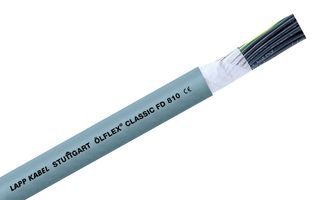 LAPP APAC 0026106 Multicore Cable, Unscreened, 18 Core, 20 AWG, 0.5 mm², 82 ft, 25 m