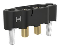 HARWIN KA1-MV20205M7 Rectangular Power Connector, 2 Contacts, Kona KA1 Series, PCB Mount, Through Hole Straight