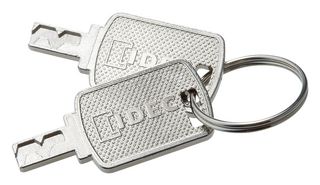 IDEC LA9Z-SK-0HPN02 Switch Key, Spare Key, Zinc Diecast, IDEC A6 Series 16mm Miniature Switches & Pilot Lights