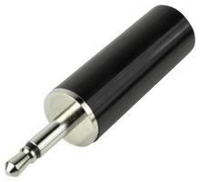 SAME SKY MP-2501A Phone Audio Connector, Mono, 1 Contacts, Plug, 2.5 mm, Cable Mount, Nickel Plated Contacts