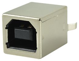 SAME SKY UJ2-BV-1-TH USB Connector, USB Type B, USB 2.0, Receptacle, 2 Ways, Through Hole Mount, Vertical