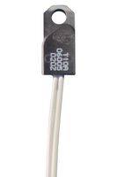 MULTICOMP PRO MP11A10005L310100U293 Thermal Switch, Normally Closed, 6.3A, 250VAC, 100°C, Wire Leads, Housing of PPS, Potted