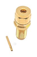 MUELLER ELECTRIC BU-1420103401 RF / Coaxial Connector, SMA Coaxial, Straight Jack, Solder, 50 ohm, Copper