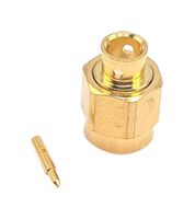 MUELLER ELECTRIC BU-1420694001 RF / Coaxial Connector, SMA Coaxial, Straight Plug, 50 ohm, Copper