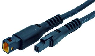 JST / JAPAN SOLDERLESS TERMINALS A02TJWPF02RJWPF22KJ914OM Cable Assembly, Wire to Board Plug to Wire to Board Receptacle, 2 Ways, 2 mm, 1 Row, 914.2 mm