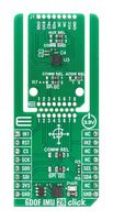 MIKROELEKTRONIKA MIKROE-6749 Add-On Board, 6DOF IMU 28 Click, LSM6DSV320X, 6-Axis IMU, I2C/I3C/SPI, 1.8V/3.3V in