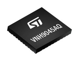 STMICROELECTRONICS VNH9045AQTR H-Bridge Motor Driver, Brushed DC, 2 Outputs, 23A, 4 to 25V Supply, -40 to 150 °C, QFN-28