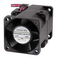 SAME SKY CFM-4056BG-1180-643-20 DC Axial Fan, 12 V, Square, 40 mm, 56 mm, Ball Bearing, 31.12 CFM