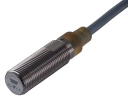 CARLO GAVAZZI ICB12S30F04PO Inductive Proximity Sensor, 4mm, Digital - PNP, Cylindrical M12 Thread, Brass, 2m Cable, IP67