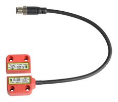 IDEM 114016 Safety Interlock Switch, MPR Series, SPST-NO, DPST-NC, 8 Pin M12 Connector, 240 V, 1 A