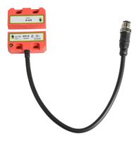 IDEM 405104 Safety Interlock Switch, RFID, SPF Series, SPST-NO, DPST-NC, Cable with 8 Pin M12 Connector, IP67