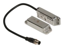 IDEM 412003 Safety Interlock Switch, RFID, PNP, LMZ Series, Cable with 8 Pin M12 Connector, IP67, IP69K