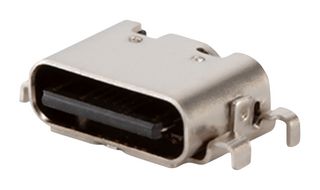 SAME SKY UJ20-C-H-G-MSMT-R-3C-P16-TR USB Connector, USB Type C, USB 2.0, Receptacle, 16 Ways, Surface Mount, Right Angle