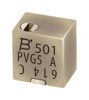 BOURNS PVG5A105C03R00 Trimmer, Multi Turn, Cermet, Top Adjust, 1 Mohm, Surface Mount, 12 Turns