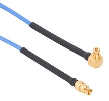 AMPHENOL RF 095-725-131-004 RF / Coaxial Cable Assembly, 4 ", 101.6 mm, 0.047" Flexible, SMPM Right Angle Plug