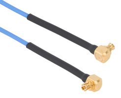 AMPHENOL RF 095-725-132-004 RF / Coaxial Cable Assembly, 4 ", 101.6 mm, 0.047" Flexible, SMPM Right Angle Plug