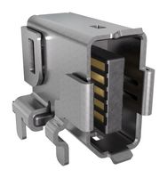 AMPHENOL COMMUNICATIONS SOLUTIONS ND9AS140D Modular Connector, A Key, IX Type A Jack, 1 x 1 (Port), 10P10C, Cat6a, IP20, Surface Mount