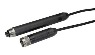 ROTRONIC E2-01XX Test Cable Assembly, w/Tinned End, Black, 1m Cable, Female Connector