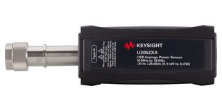 KEYSIGHT TECHNOLOGIES U2052XA/-100/U2000A-301 RF Power Sensor, USB Model, 5 ft USB Cable, 10MHz to 18GHz, -70dBm to +26dBm