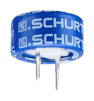 SCHURTER 3-158-698 Supercapacitor, 1 F, 5.5 V, Radial Leaded, 0%, +30%, 6 mm