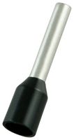 MULTICOMP PRO MP016682 Wire Ferrule, Single Wire, 16 AWG, 1.5 mm², 10 mm, Black