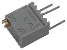 TT ELECTRONICS / BI TECHNOLOGIES 64WR500LF Trimmer, Multi Turn, Cermet, Top Adjust, 500 ohm, Through Hole, 12 Turns