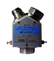 KEYSIGHT TECHNOLOGIES 8761A/-100/-200/-300 Coaxial Switch, SPDT, N Female, 0.8 dB Insertion Loss, 45 dB Isolation, 18 GHz, 8761 Series