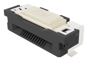 MOLEX 200485-0010 FFC / FPC Board Connector, 0.5 mm, 10 Contacts, Easy-On 200485 Series, Solder, Bottom, 1 Row