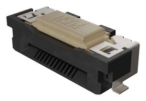 MOLEX 200485-0410 FFC / FPC Board Connector, 0.5 mm, 10 Contacts, Easy-On 200485 Series, Solder, Bottom, 1 Row