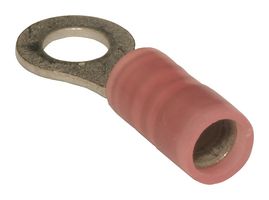 MOLEX 19073-0013 Ring Tongue Terminal, M4, #8, 18 AWG, 0.8 mm², Avikrimp 19073 Series, Red