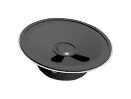 SAME SKY GF0571 Speaker, 250 mW, 380 Hz, 8 ohm, 86 dB, Round, 57mm x 18.5mm
