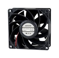 SAME SKY CFM-9232B-140-461-20 DC Axial Fan, 12 V, Square, 92 mm, 32 mm, Ball, 82.23 CFM