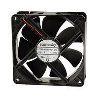SAME SKY CFM-A238V-131-480 DC Axial Fan, 12 V, Square, 120 mm, 38 mm, omniCOOL, 138 CFM
