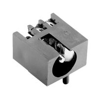 SAME SKY PJ-012A DC Power Connector, Jack, 5 A, 2 mm, 11.5 mm, PCB Mount, Through Hole Right Angle