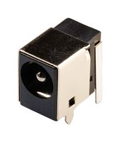 SAME SKY PJ-047AH DC Power Connector, Jack, 5 A, 2 mm, 11.5 mm, PCB Mount, Through Hole Right Angle