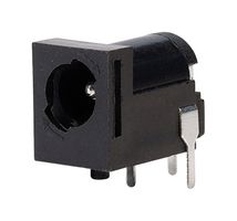 SAME SKY PJ-059AH DC Power Connector, Jack, 5 A, 2 mm, 15.2 mm, PCB Mount, Through Hole Right Angle