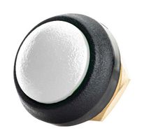 ITW SWITCHES 48-2-RB-N-WH-B Industrial Pushbutton Switch, Bushing, 48-EM Series, 13.6 mm, SPST-NO-DB, Maintained, Round Domed